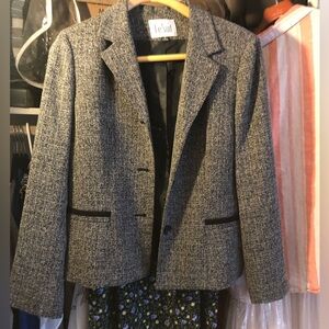 Black and White Women Blazer